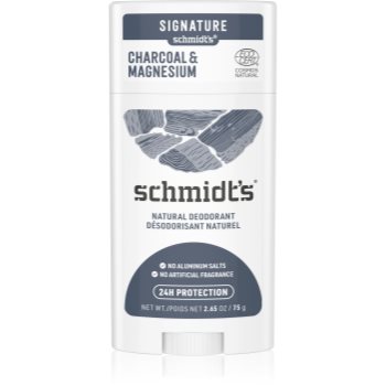 Schmidt's Charcoal + Magnesium deodorant stick 24 de ore - imagine 2